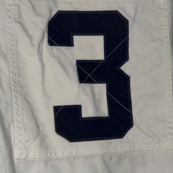 Ralph Lauren White Shirt with Navy Logo - Picture 7 of 9